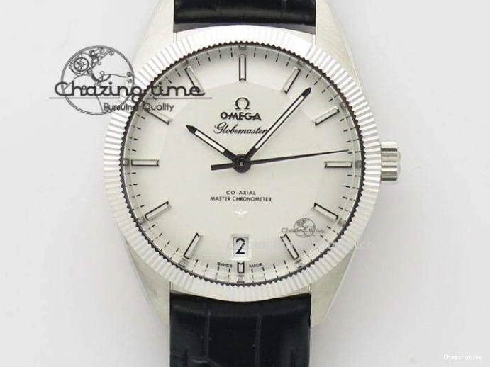 0203 UrbanChic Speedmaster Moonwatch OMF 1:1 Best Edition White Dial Black Hand on SS Bracelet A 8045